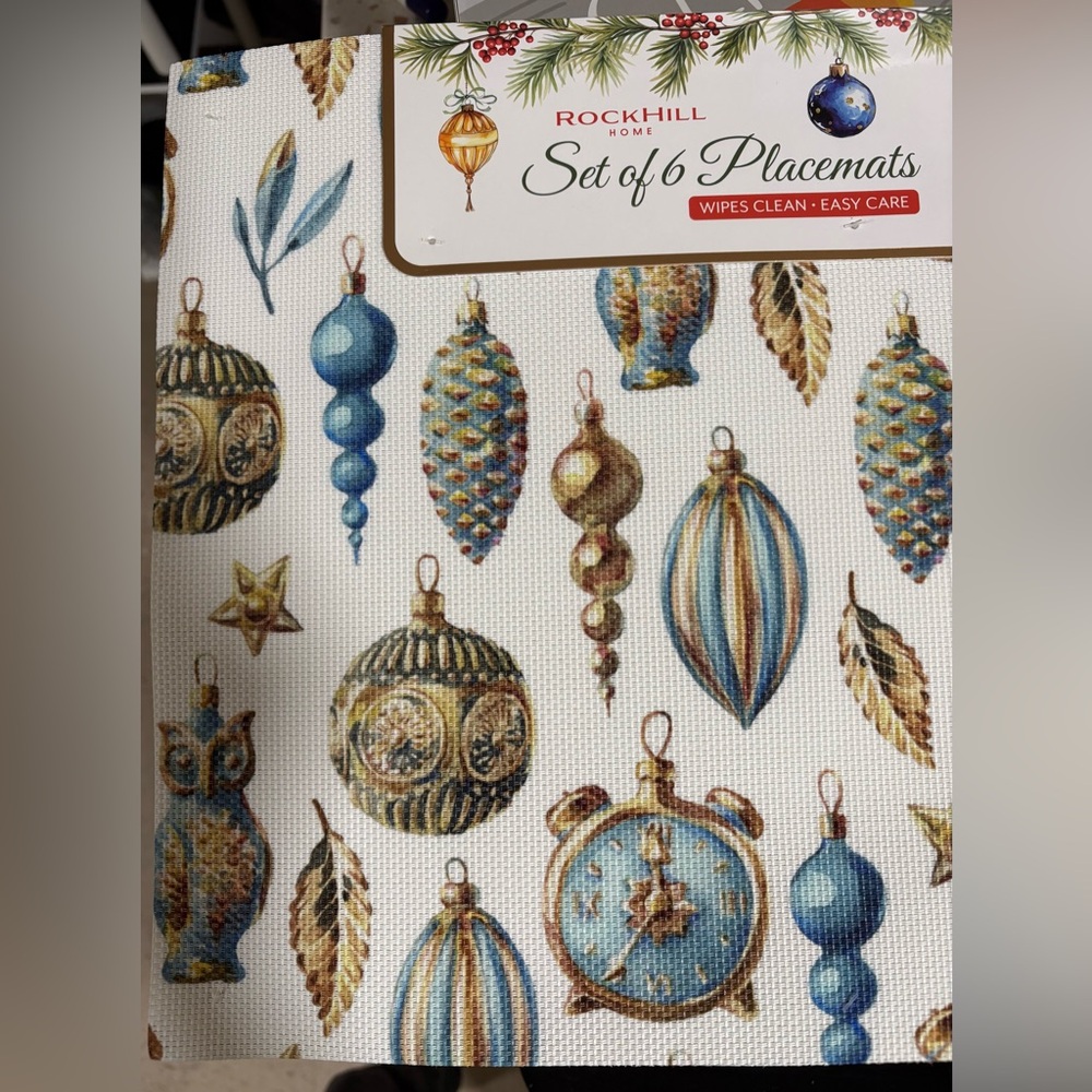Rockhill Home Set of 6 Single Placemats - Picture 9 of 14